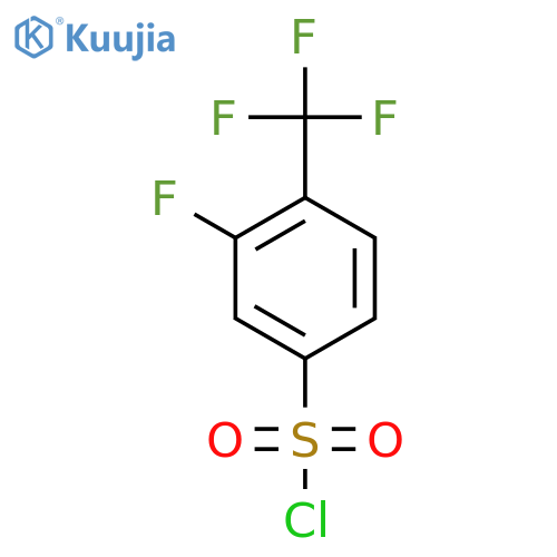 3-Fluoro-4-(Trifluoromethyl)Benzene-1-Sulfonyl Chloride structure