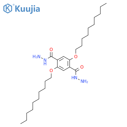 1,4-BENZENEDICARBOXYLIC ACID, 2,5-BIS(DECYLOXY)-, DIHYDRAZIDE structure