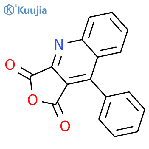 Furo[3,4-b]quinoline-1,3-dione, 9-phenyl- structure