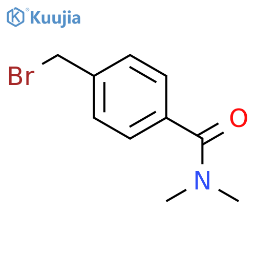 4-(bromomethyl)-N,N-dimethylbenzamide structure