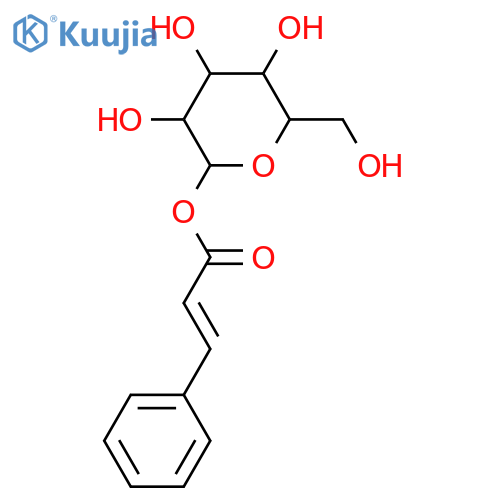 1-O-Cinnamoylglucose; β-D-Pyranose-(Z)-form structure