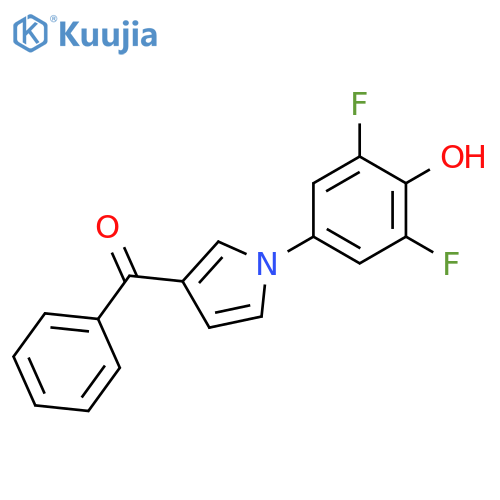 Methanone, [1-(3,5-difluoro-4-hydroxyphenyl)-1H-pyrrol-3-yl]phenyl- structure