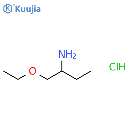 1-(Ethoxymethyl)propylaminehydrochloride structure