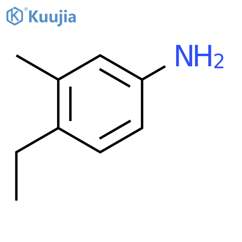 4-ethyl-3-methylaniline structure