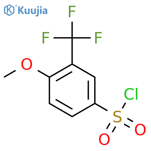 4-Methoxy-3-(trifluoromethyl)-benzenesulfonyl chloride structure