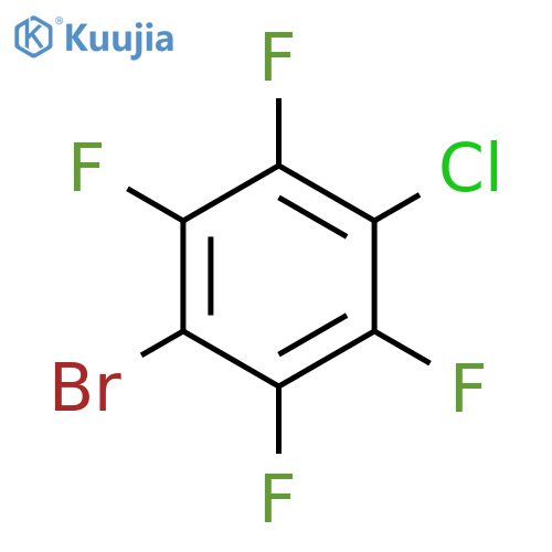 1-Bromo-4-chloro-2,3,5,6-tetrafluorobenzene structure