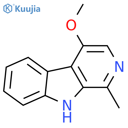 4-methoxy-1-methyl-9H-Pyrido[3,4-b]indole structure