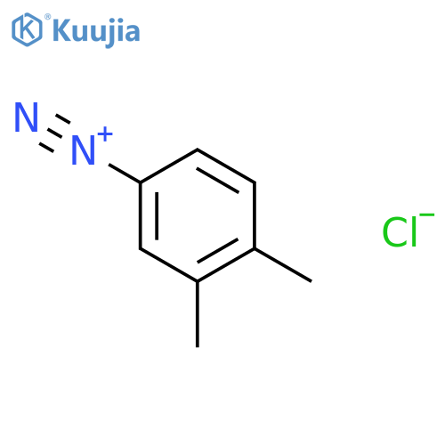 Benzenediazonium, 3,4-dimethyl-, chloride structure