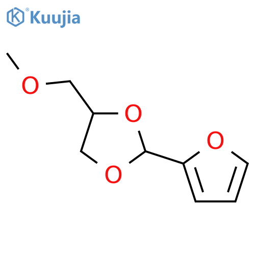 1,3-Dioxolane,2-(2-furanyl)-4-(methoxymethyl)- structure