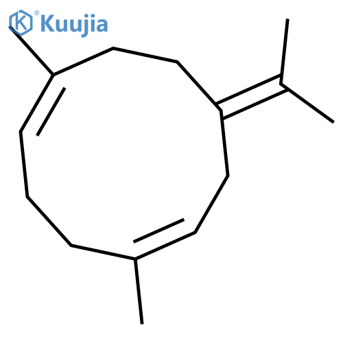 (E,E)-germacra-1(10),4,7(11)-triene structure