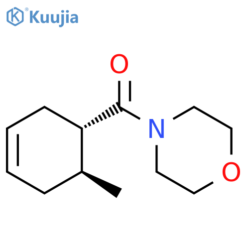 Morpholine, 4-[(6-methyl-3-cyclohexen-1-yl)carbonyl]-, trans- structure
