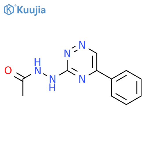 N'-(5-phenyl-1,2,4-triazin-3-yl)acetohydrazide structure