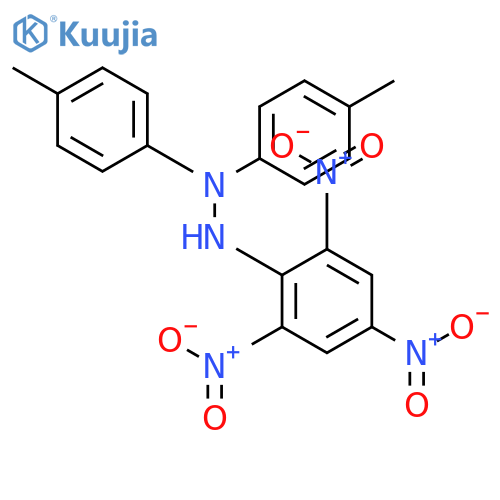 Hydrazine,1,1-bis(4-methylphenyl)-2-(2,4,6-trinitrophenyl)- structure