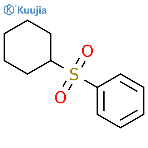 (cyclohexanesulfonyl)benzene structure