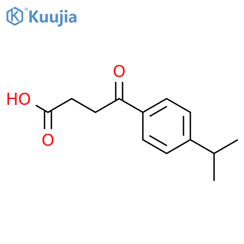 4-oxo-4-4-(propan-2-yl)phenylbutanoic acid structure
