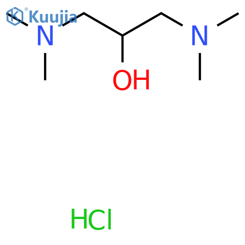 2-Propanol,3-bis(dimethylamino)-, dihydrochloride structure
