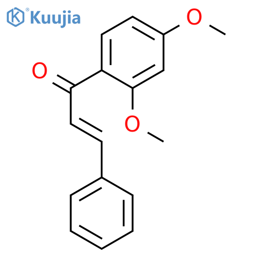 2-Propen-1-one, 1-(2,4-dimethoxyphenyl)-3-phenyl-, (E)- structure