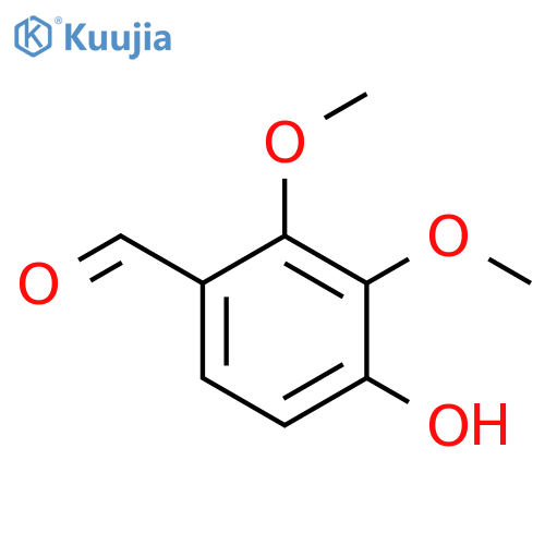 Benzaldehyde, 4-hydroxy-2,3-dimethoxy- structure