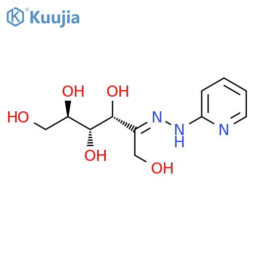 D-FRUCTOSE, 2-PYRIDINYLHYDRAZONE structure