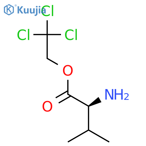 L-VALINE, 2,2,2-TRICHLOROETHYL ESTER structure