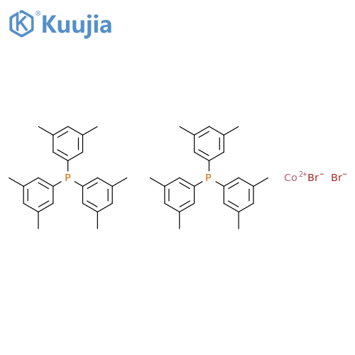 Cobalt,dibromobis[tris(3,5-dimethylphenyl)phosphine]-, (T-4)- structure