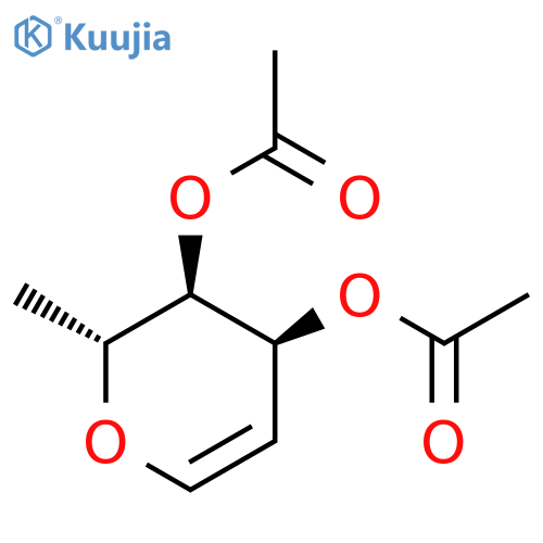 D-ribo-Hex-1-enitol, 1,5-anhydro-2,6-dideoxy-, diacetate structure