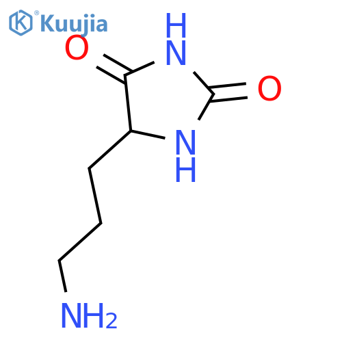 5-(3-Aminopropyl)imidazolidine-2,4-dione structure