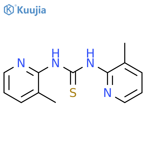 1,3-bis(3-methylpyridin-2-yl)thiourea structure