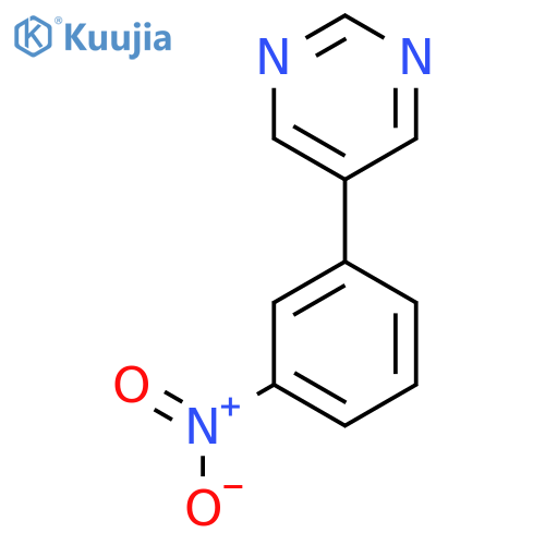 5-(3-Nitrophenyl)pyrimidine structure