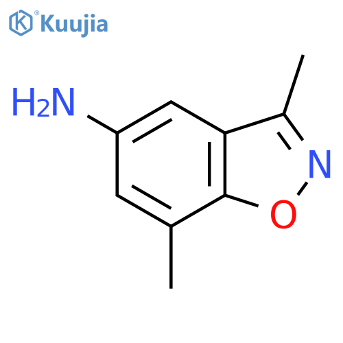 3,7-dimethyl-1,2-benzoxazol-5-amine structure