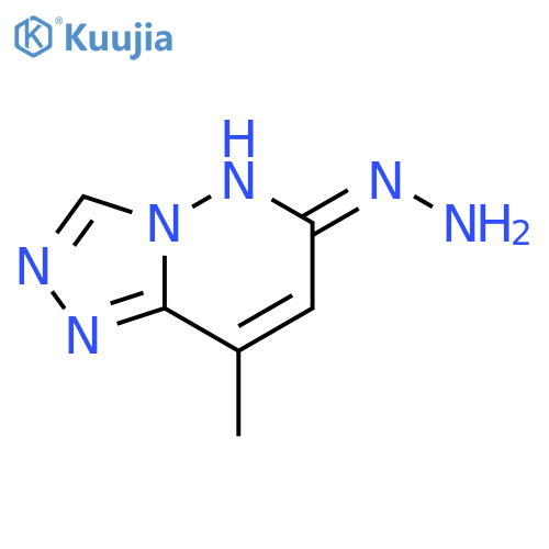 1,2,4-TRIAZOLO[4,3-B]PYRIDAZIN-6(5H)-ONE, 8-METHYL-, HYDRAZONE structure