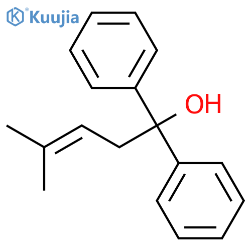 Benzenemethanol, α-(3-methyl-2-buten-1-yl)-α-phenyl- structure