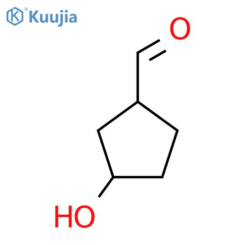 3-hydroxycyclopentane-1-carbaldehyde structure
