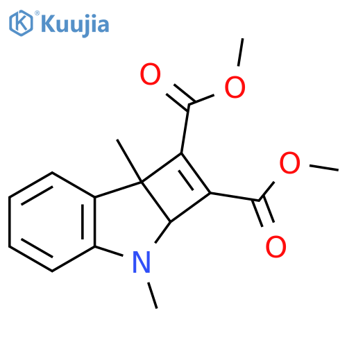 3H-Cyclobut[b]indole-1,2-dicarboxylic acid, 2a,7b-dihydro-3,7b-dimethyl-, 1,2-dimethyl ester structure