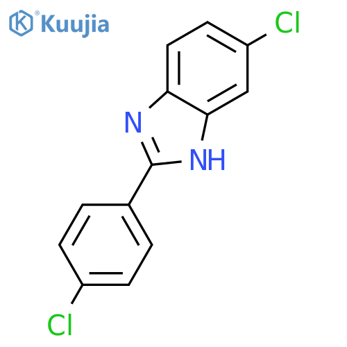 5-Chloro-2-(4-chlorophenyl)benzimidazole structure