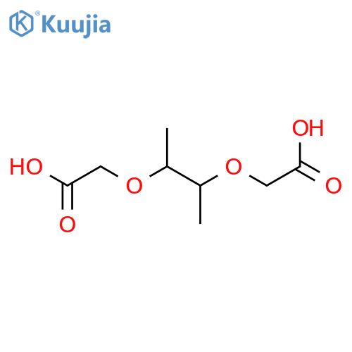 Acetic acid, 2,2'-[(1,2-dimethyl-1,2-ethanediyl)bis(oxy)]bis- structure