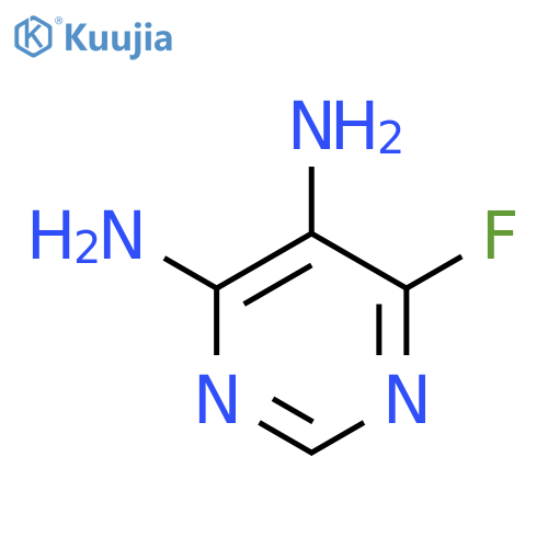 6-fluoropyrimidine-4,5-diamine structure