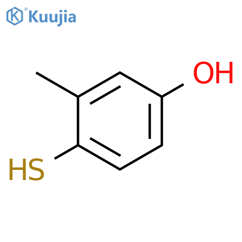 PHENOL, 4-MERCAPTO-3-METHYL- structure