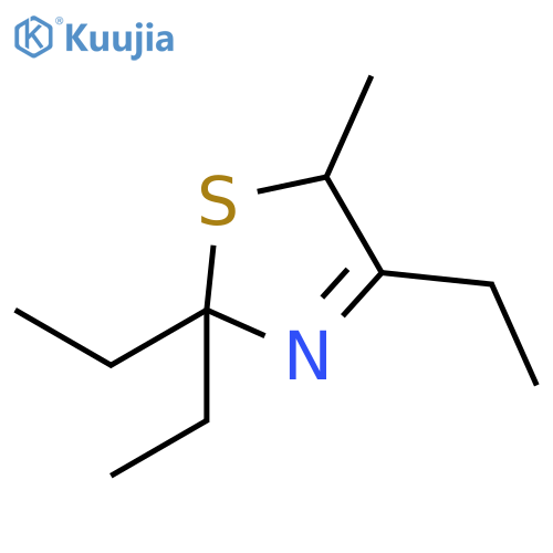 2,2,4-triethyl-5-methyl-5h-1,3-thiazole structure