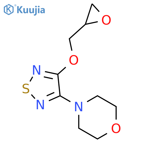 (S)-4-4-(Oxiranylmethoxy)-1,2,5-thiadiazol-3-ylmorpholine structure