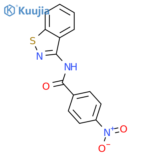 Benzamide,N-1,2-benzisothiazol-3-yl-4-nitro- structure