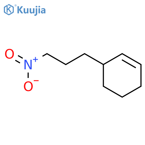 Cyclohexene, 3-(3-nitropropyl)- structure