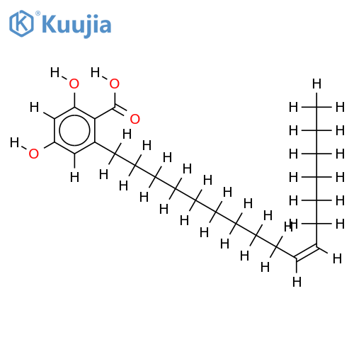 10', 11'-Didehydro, 4-hydroxy-2-Heptadecyl-6-hydroxybenzoic acid, 9CI structure