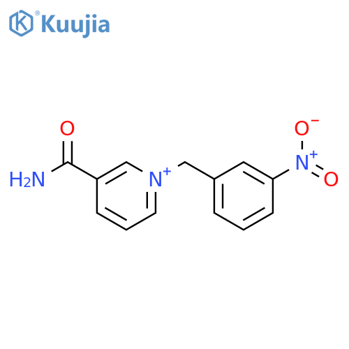 Pyridinium,3-(aminocarbonyl)-1-[(3-nitrophenyl)methyl]-, chloride (1:1) structure