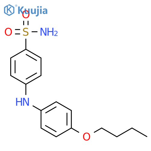 Benzenesulfonamide,4-[(4-butoxyphenyl)amino]- structure