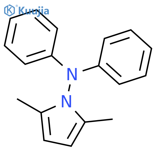 1H-Pyrrol-1-amine,2,5-dimethyl-N,N-diphenyl- structure
