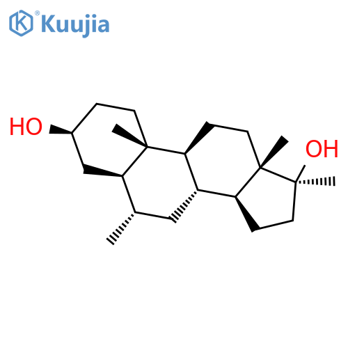 Androstane-3,17-diol,6,17-dimethyl-, (3b,5a,6a,17b)- (9CI) structure