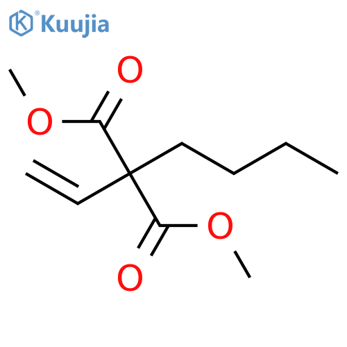 PROPANEDIOIC ACID, BUTYLETHENYL-, DIMETHYL ESTER structure