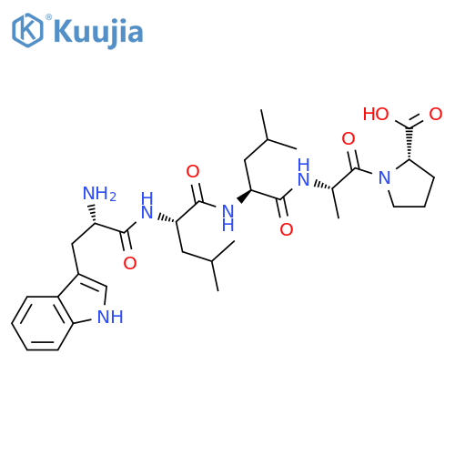 L-PROLINE, L-TRYPTOPHYL-L-LEUCYL-L-LEUCYL-L-ALANYL- structure