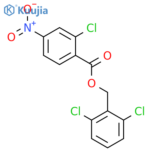 2,6-dichlorobenzyl 2-chloro-4-nitrobenzoate structure